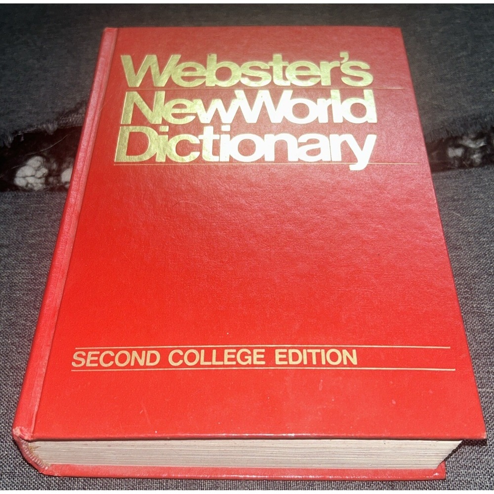 Vintage Webster's New World Dictionary Second College Edition Simon Schuster